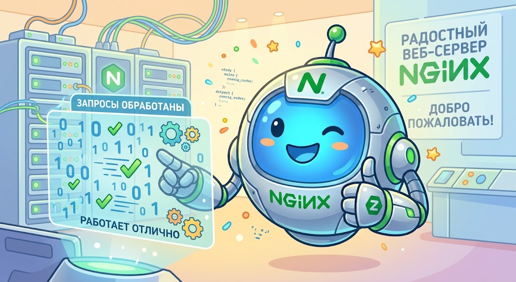 Nginx работает